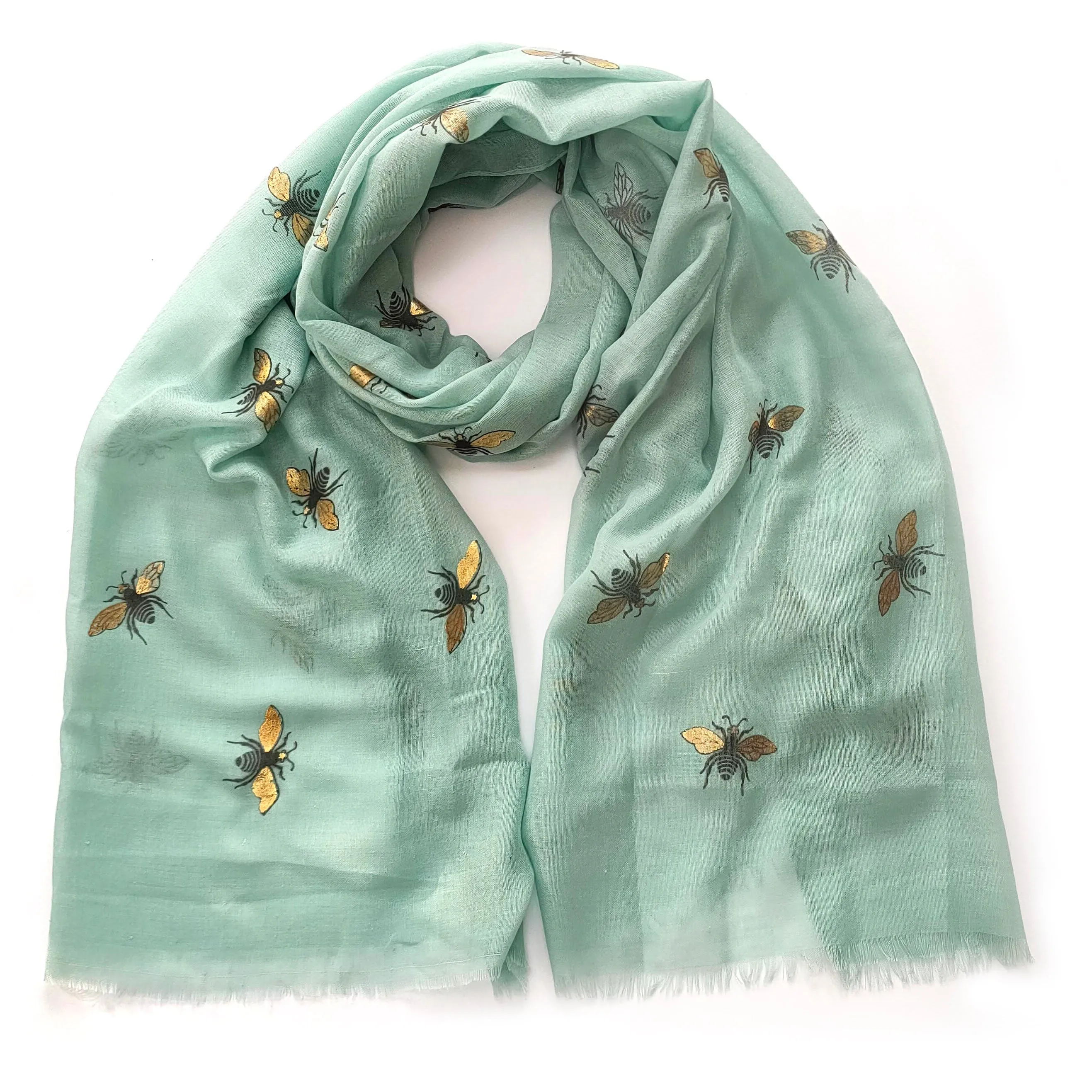 Lightweight Glitter Bee Scarf