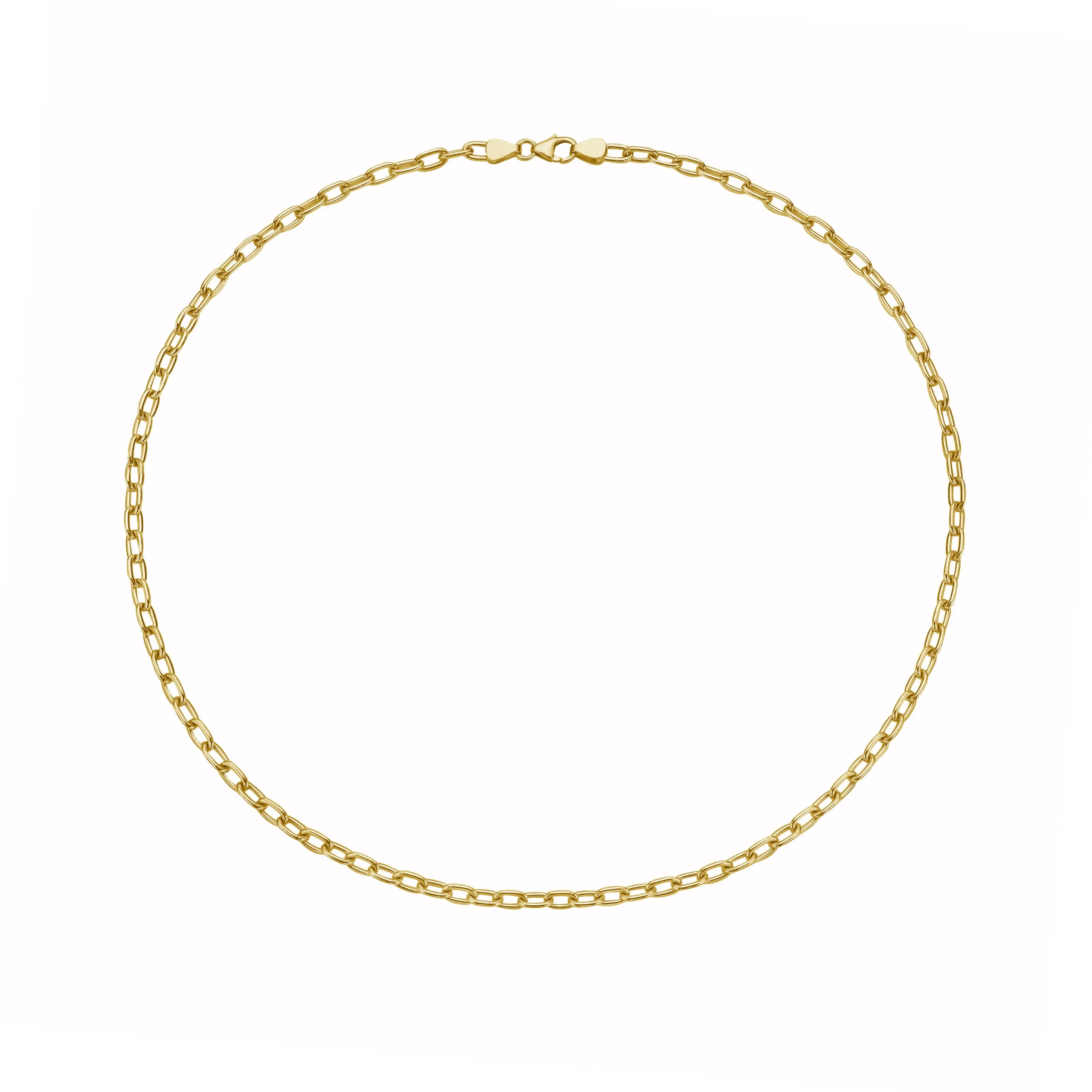 Lionheart - 16" Oval Link Chain, Yellow Gold