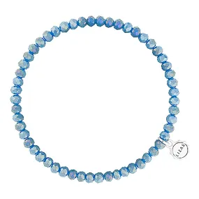 Lizas Knoxville 4mm Crystal Bracelet Coastal Blue