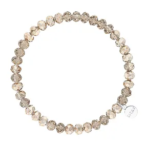 Lizas Nashville 6mm Crystal Bracelet Champagne Bronze