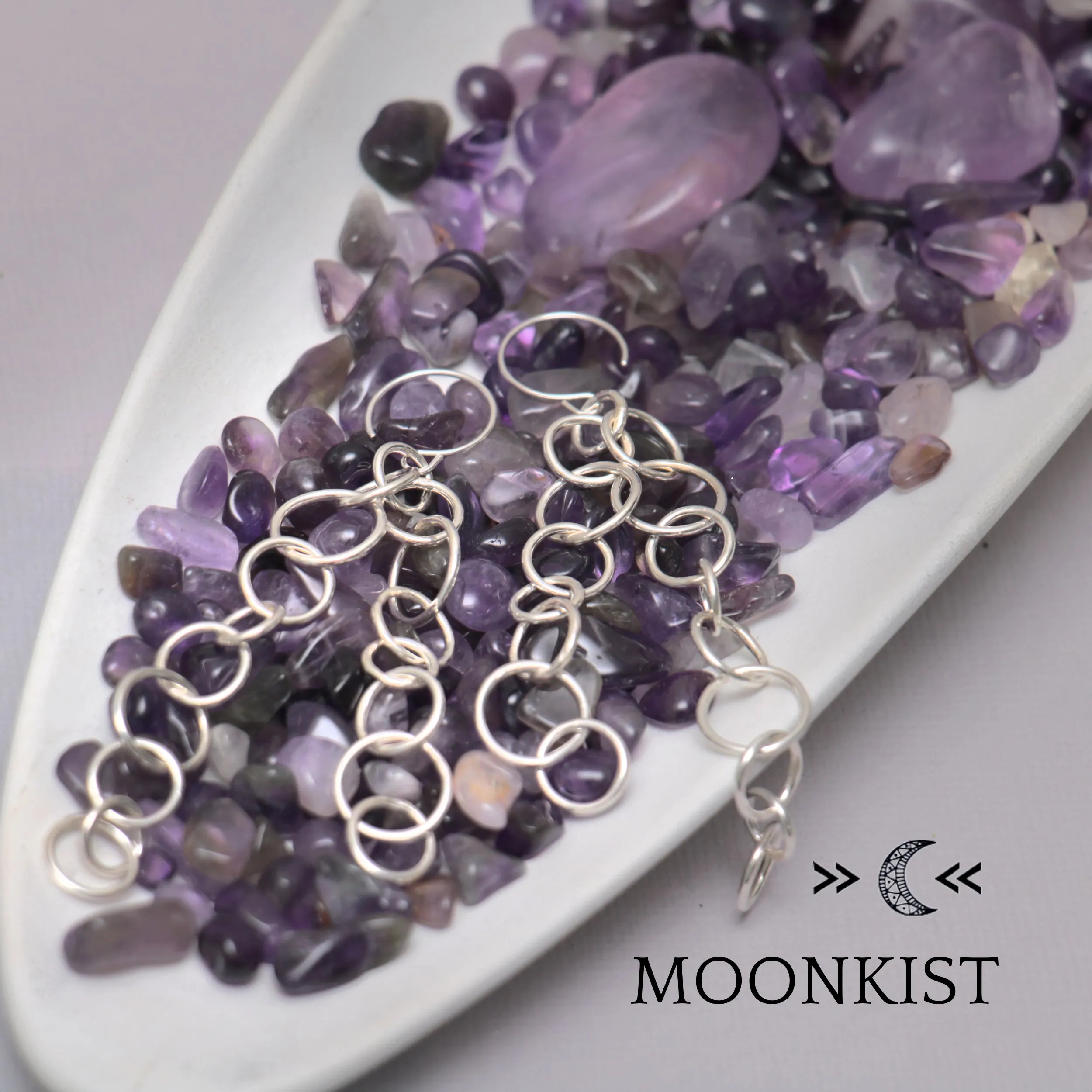 Long Sterling Silver Chain Earrings  | Moonkist Designs