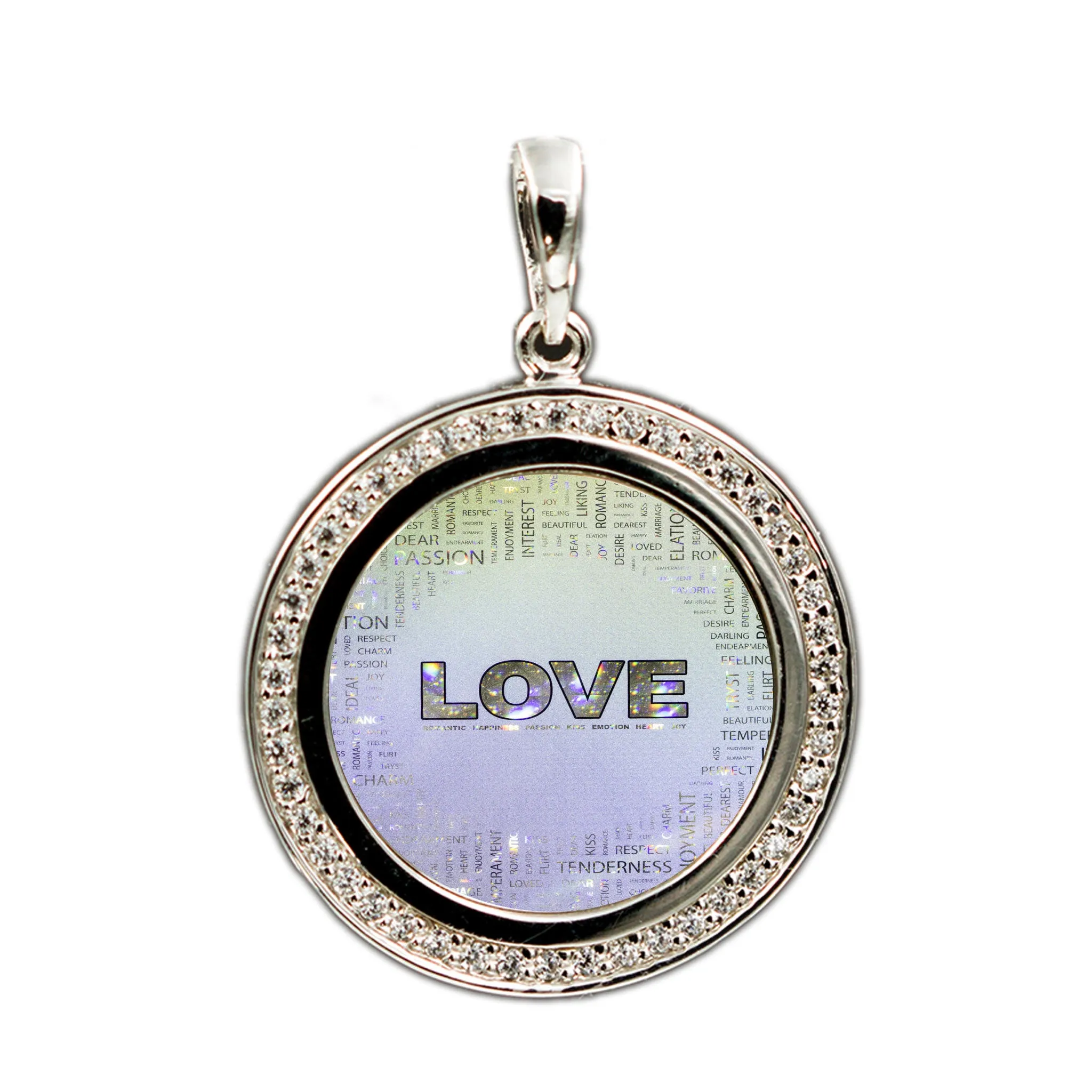 Love Collage Pendant 5