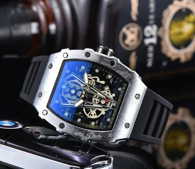 Luxury Fashion Quartz Watch Men's cask type business men's quartz watch RM35-01