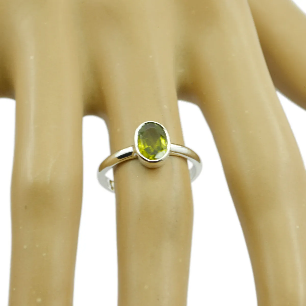 Magnificent Gem Peridot Sterling Silver Ring Diy Jewelry Organizer