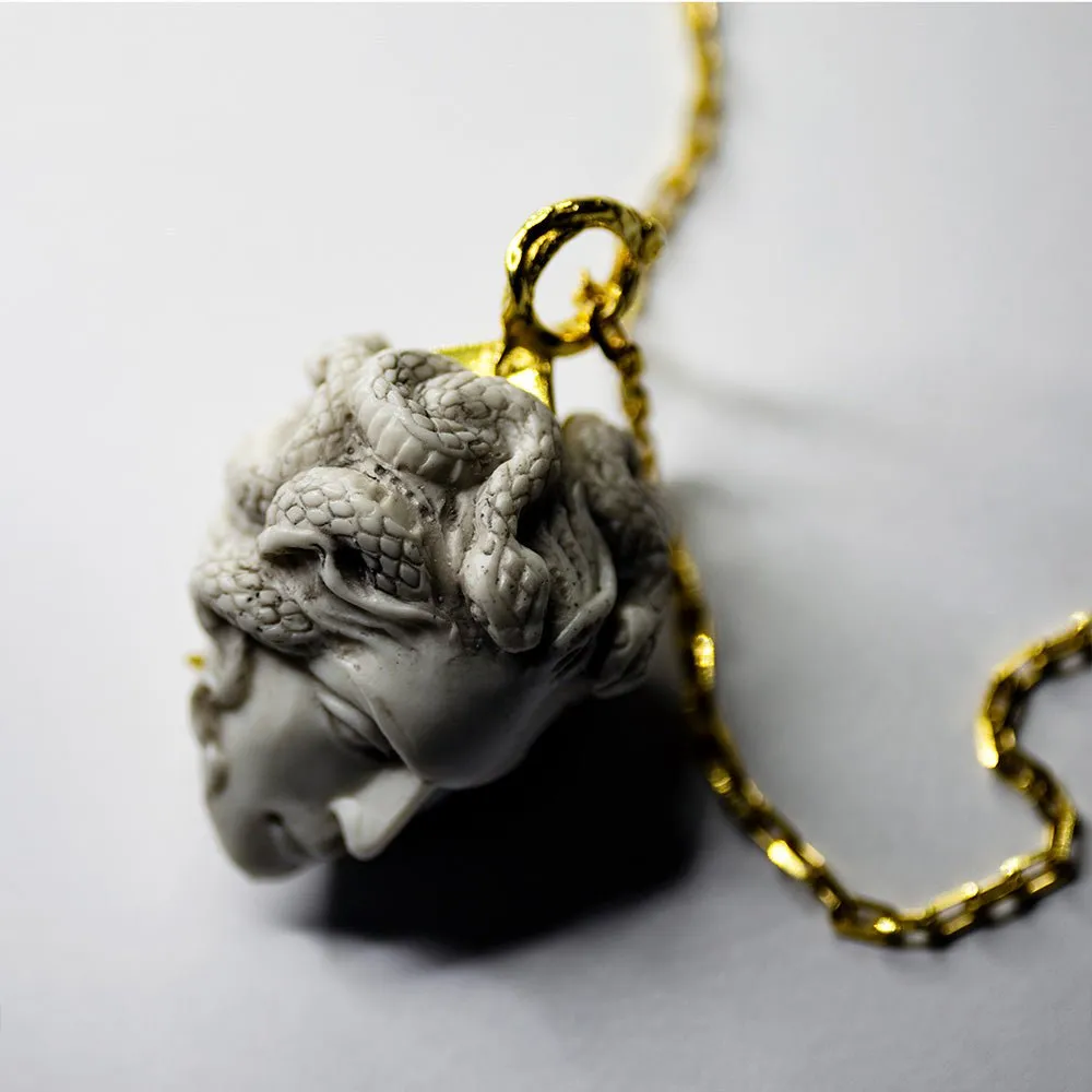 Medusa’s head pendant - final sale