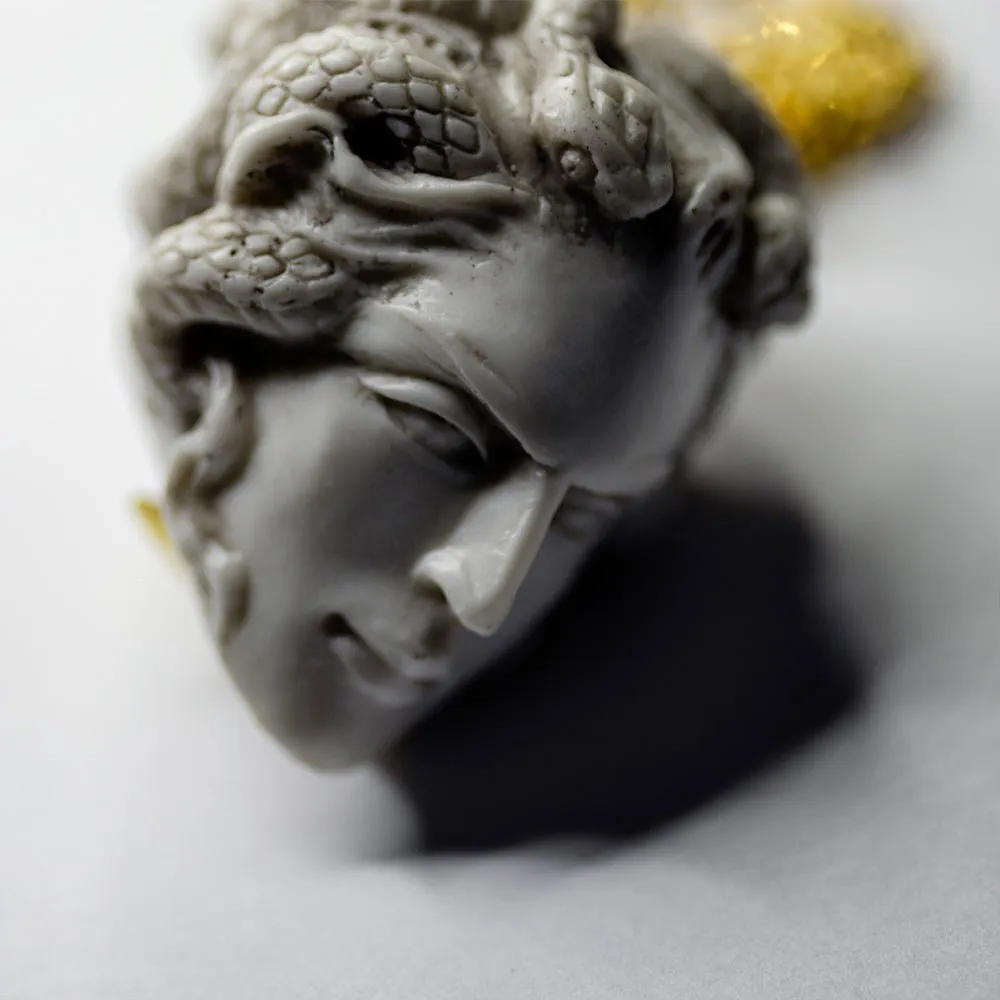 Medusa’s head pendant - final sale