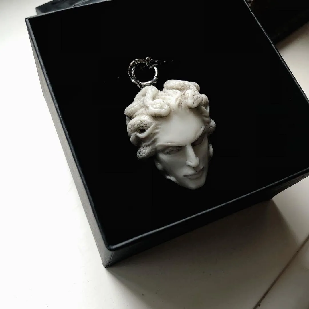 Medusa’s head pendant - final sale