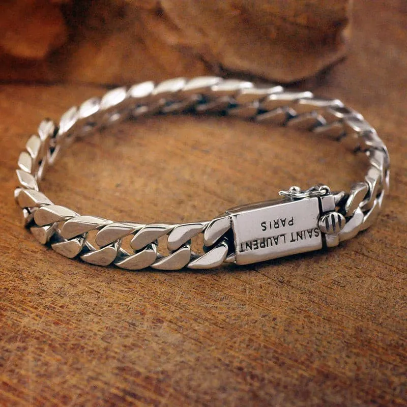 Men's sterling silver bracelet