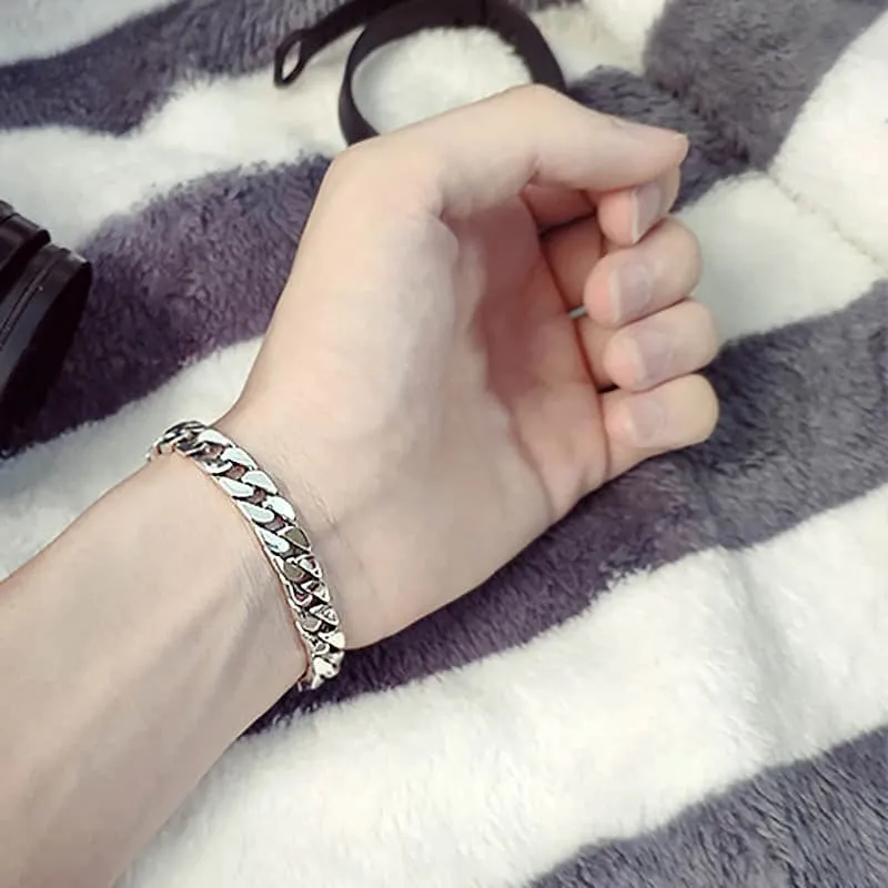 Men's sterling silver bracelet