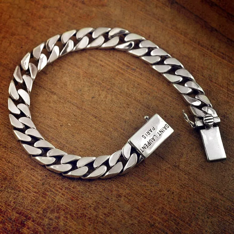 Men's sterling silver bracelet