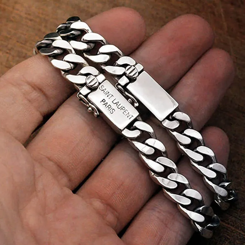 Men's sterling silver bracelet