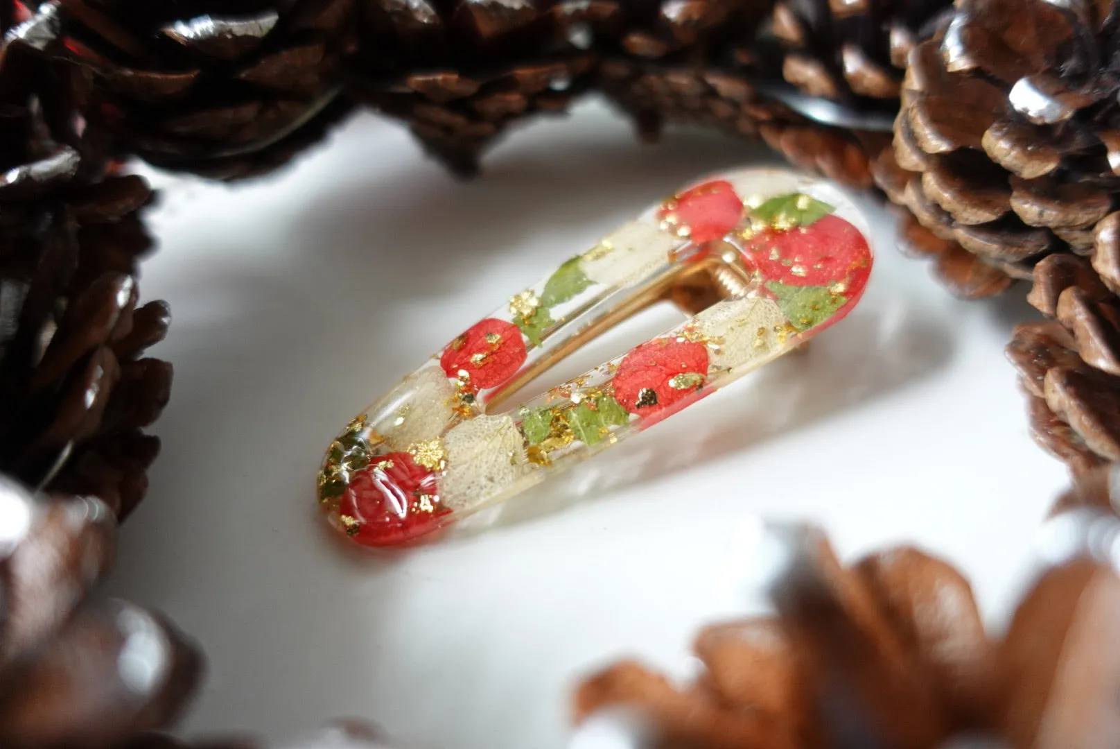 Merry Little Christmas Hair Clip