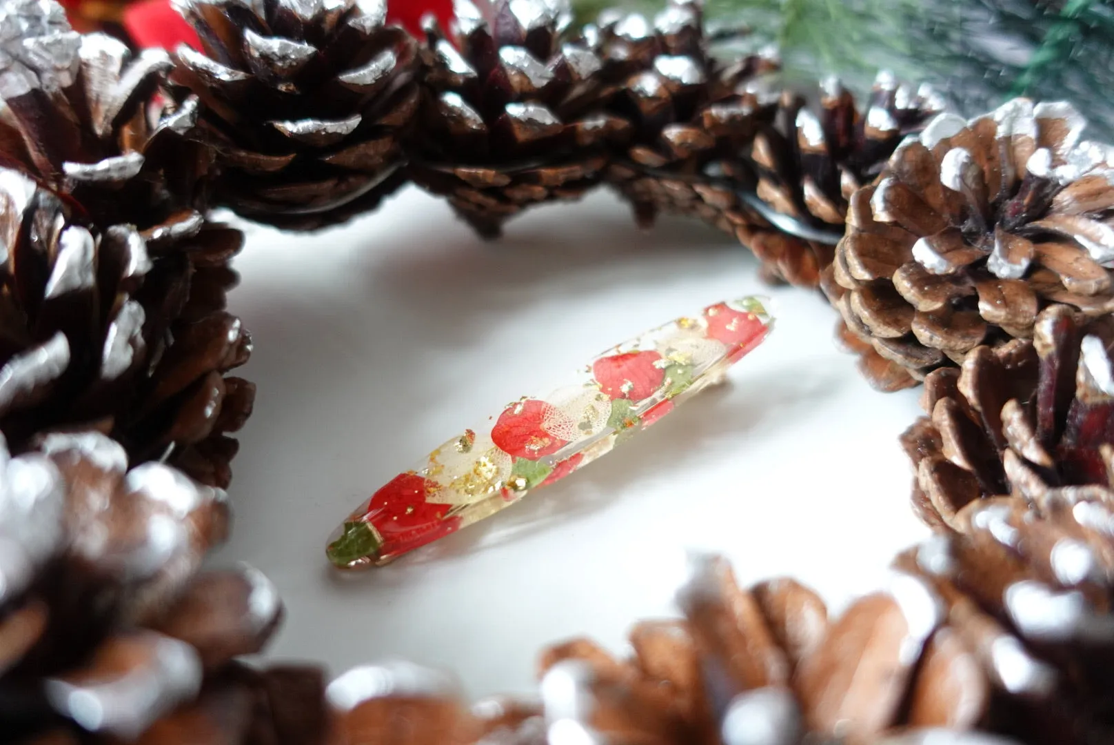 Merry Little Christmas Hair Clip