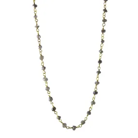 Mini Stone Labradorite Beaded Necklace