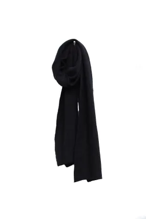 Monti Moss Stitch Scarf black