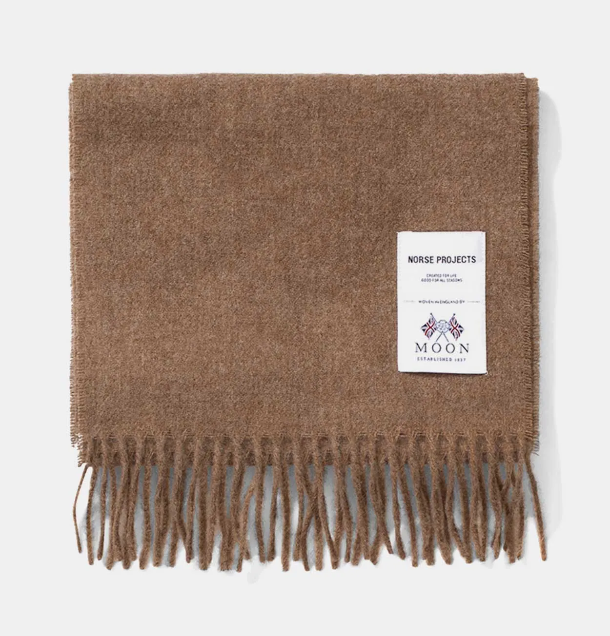 Norse Projects Moon Lambswool Scarf in Utility Khaki