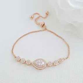 Rose Gold Slider Bracelets - Joni