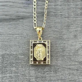 San Judas Frame Necklace 028