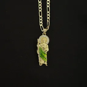 San Judas Green Necklace 03