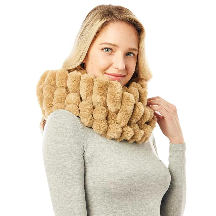 Soft Faux Fur Infinity Scarf