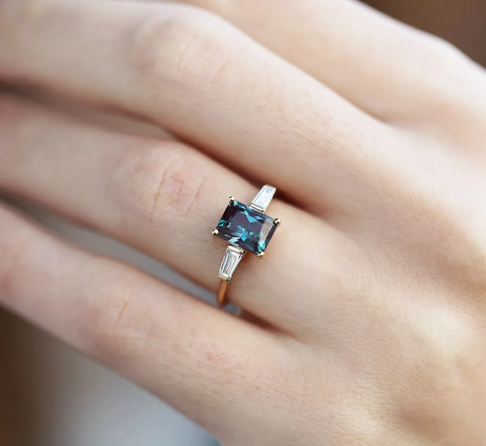 Solana Radiant Alexandrite Ring