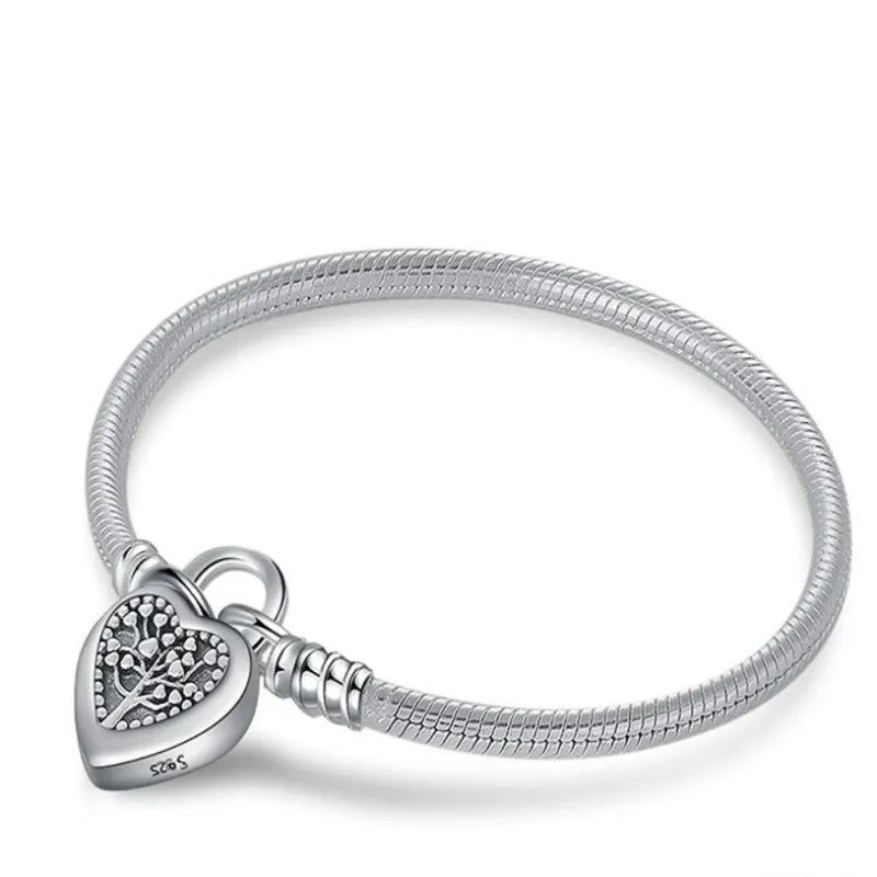 Sterling Silver Charm Women Jewelry Bracelet