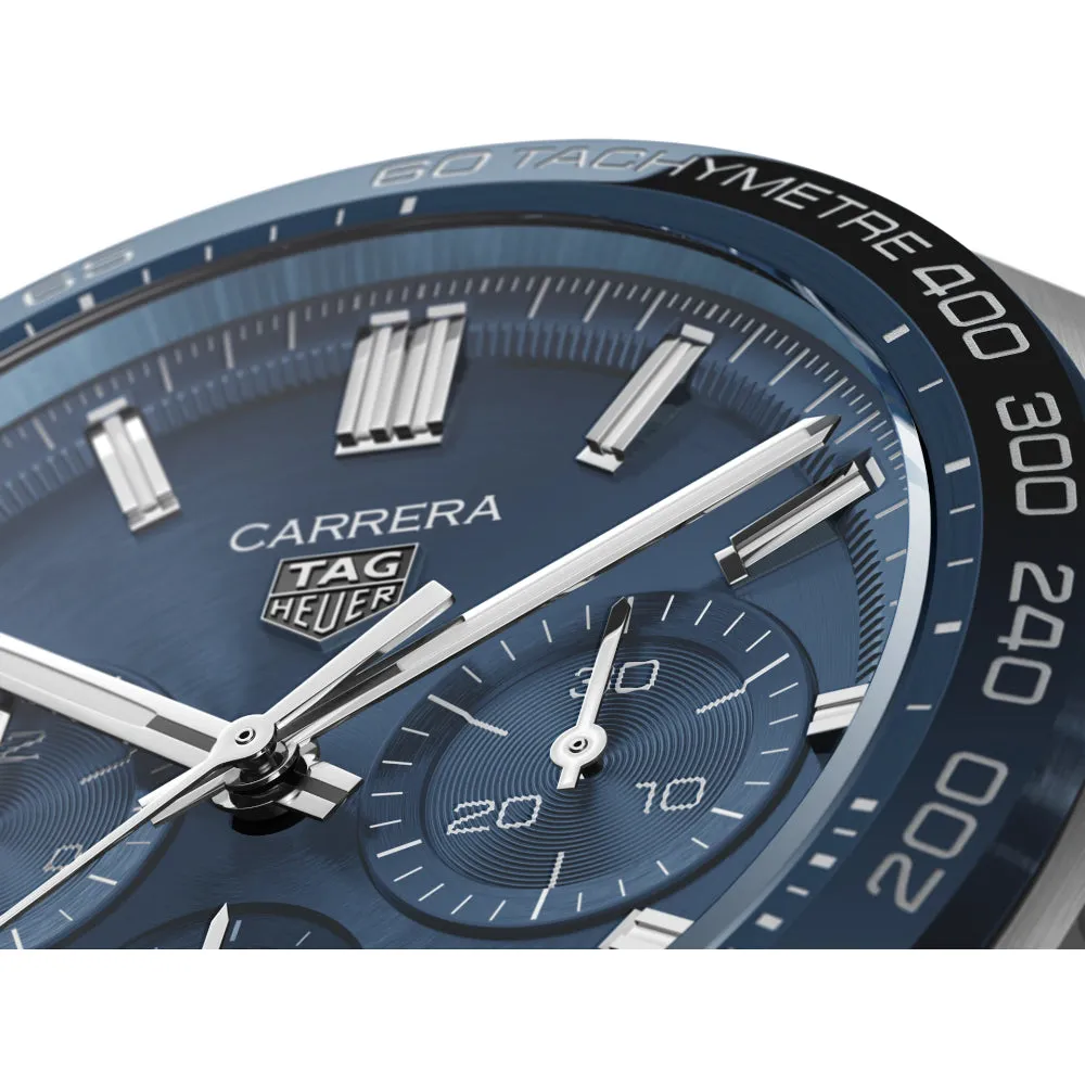 Tag Heuer Carrera 44mm Automatic - Blue/Brown