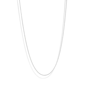 THE RILEY ROLO NECKLACE L - sterling silver