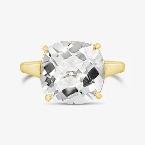 White Topaz Briolette Collection Ring