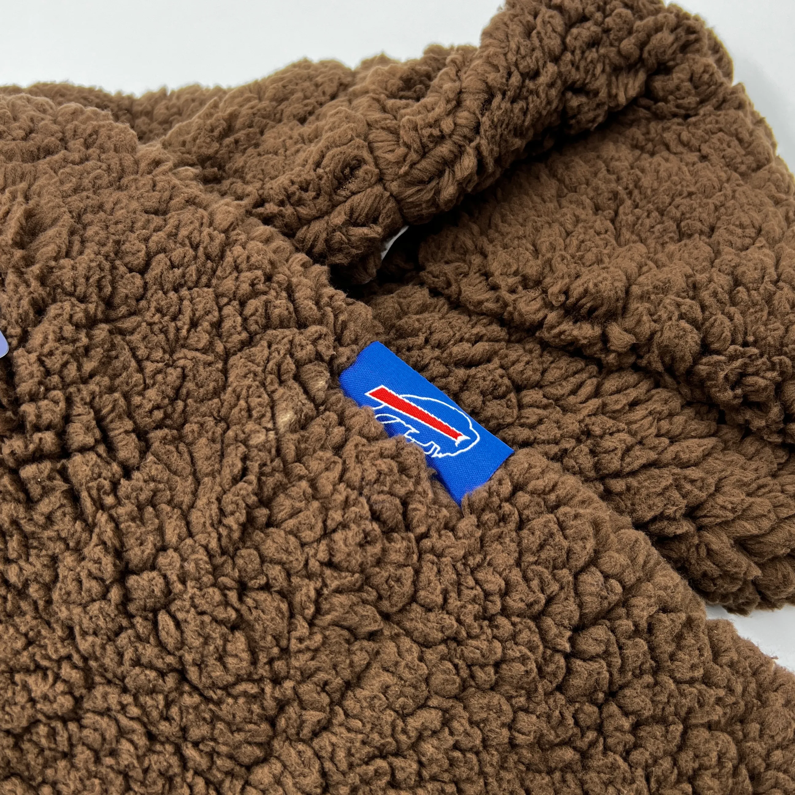 Women's Buffalo Bills Brown Sherpa Infinity Scarf